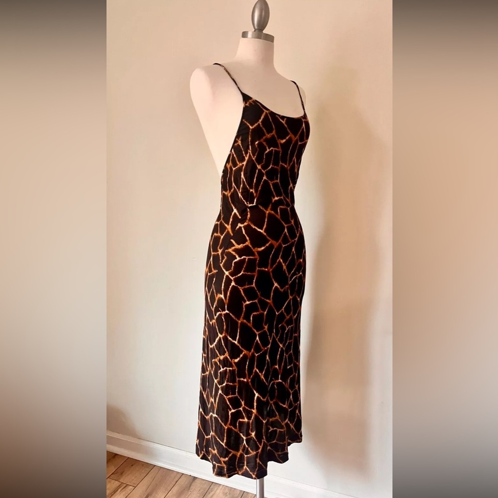 Dolce & Gabbana brown Giraffe Print Dress